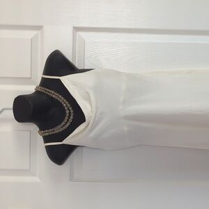 Topshop Cream/Ivory Slip Dress